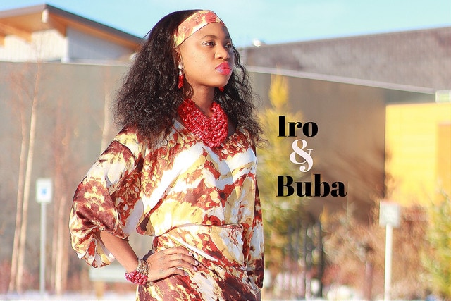 Iro and Buba | A contemporary spin on the traditional Nigerian Buba and Iro worn effortlessly