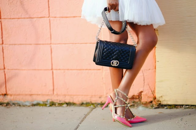 PINK: Tutu Skirt + Studded Sandals - La Passion Voûtée