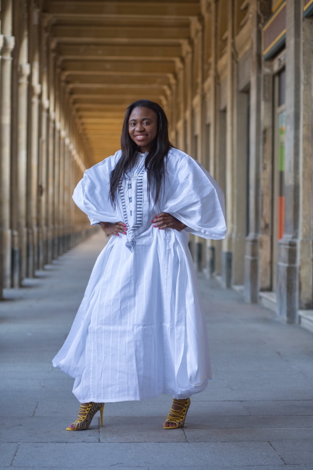 Check out how this Nigerian fashion blogger effortlessly styles a three-piece menswwear-inspired dashiki agbada.