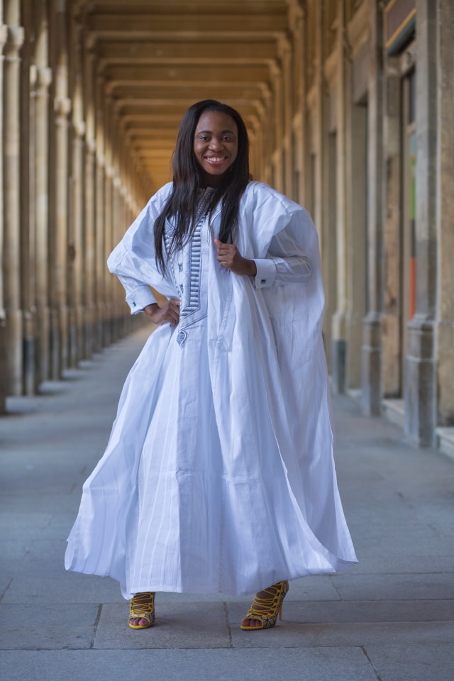 Check out how this Nigerian fashion blogger effortlessly styles a three-piece menswwear-inspired dashiki agbada.