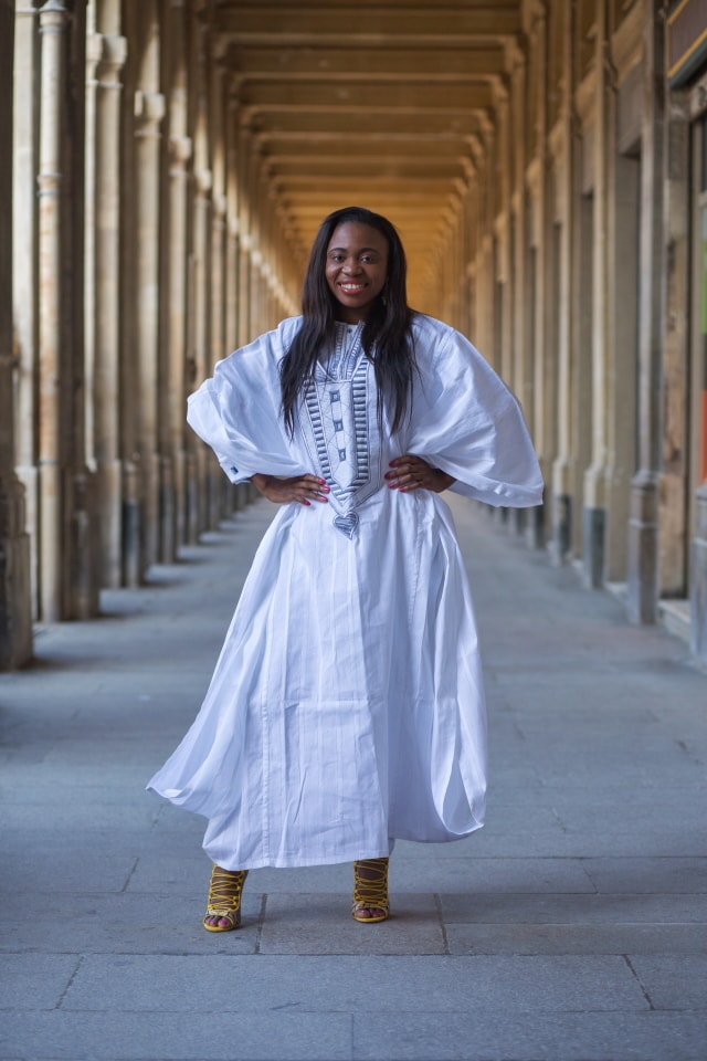 Check out how this Nigerian fashion blogger effortlessly styles a three-piece menswwear-inspired dashiki agbada.