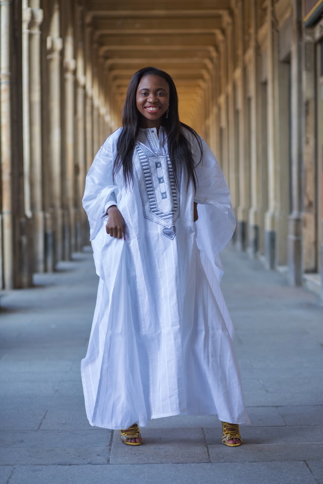 Check out how this Nigerian fashion blogger effortlessly styles a three-piece menswwear-inspired dashiki agbada.