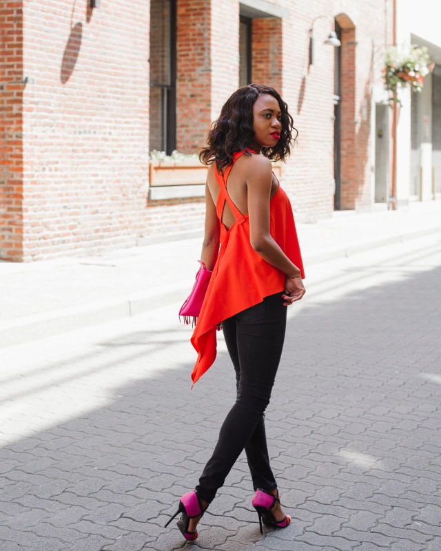 Tobi: High Low Tank + Color Block