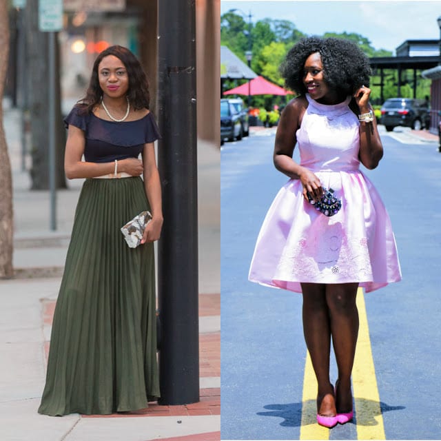 Two bloggers' take on what to wear as a wedding guest to summer weddings