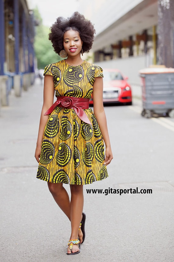 nice kitenge dresses for ladies