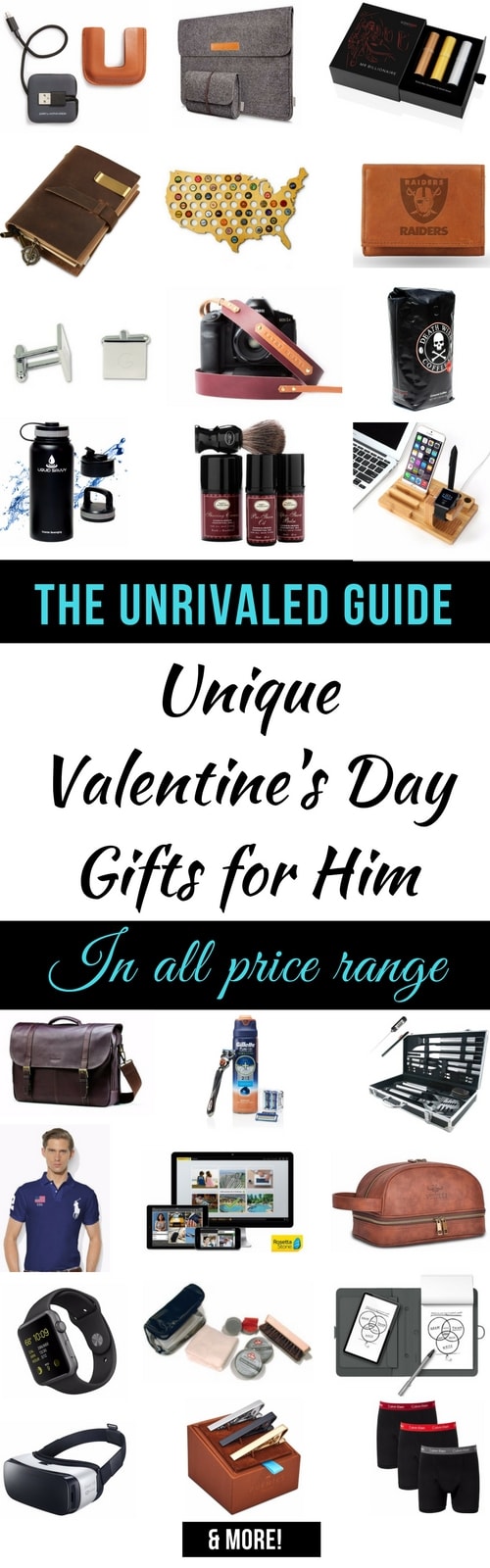 This is your ultimate guide to the best Valentine’s Day gifts for him this season. Includes everything from the best outdoor gears to the most-wanted clothing and devices for men. A roundup of budget-friendly gift ideas even for the man who has everything. All about best gifts, last minute gift ideas, Valentine gifts. #giftguide #gifts #gifts for him