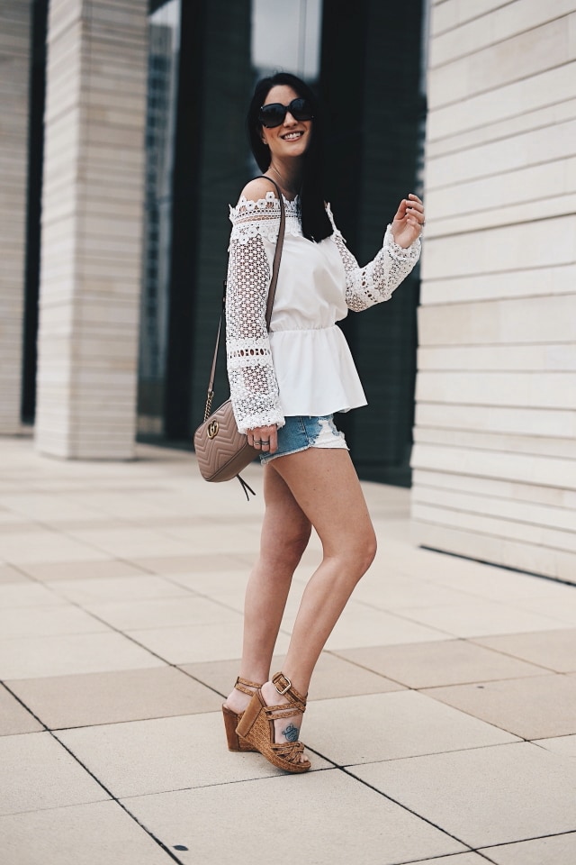 40+ Ways to Wear Off The Shoulder Top This Season | Get inspired on how to serve serious hotness in an off the shoulder top outfit for these stylish fashionistas. off the shoulder top, off the shoulder top outfit, off the shoulder top diy, off the shoulder top summer, off the shoulder top outfit casual, off the shoulder tops & dresses, off the shoulder tops, off The Shoulder Top sweaters.