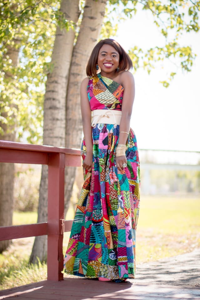 The Only Ankara Dress You Need Right Now | This reversible African print dress will make you the talk of the town. Wear the patchwork side sizzling with vibrant colors to stand out or turn it inside out to reveal a more subdued print and equally show-stopping details. Ankara | Dutch wax | African print dress | African fashion | African women dresses | African prints | Nigerian style | Ghanaian fashion | Kenya fashion | Nigerian fashion | African clothes | ankara dresses | ankara styles