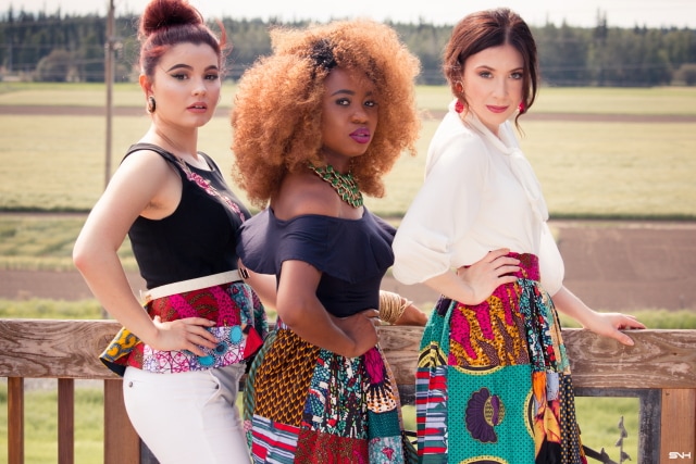 Girl gang African fashion! Love how these ladies styled ankara African print patchwork pieces. They wore these colorful pieces so well! Summer style, dutch wax, kente, kitenge, dashiki, African styles, African prints, Nigerian style, Ghana fashion #ankara #africanprint