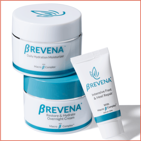 A review of Brevena Skin Care set - Do you suffer from dry, damaged or sensitive skin? Definitely read this review of the Brevena Basics pack to see if their bestselling products can get your skin smooth, healthy, and hydrated. Read all about my experience using this products! #dryskin #skincare 