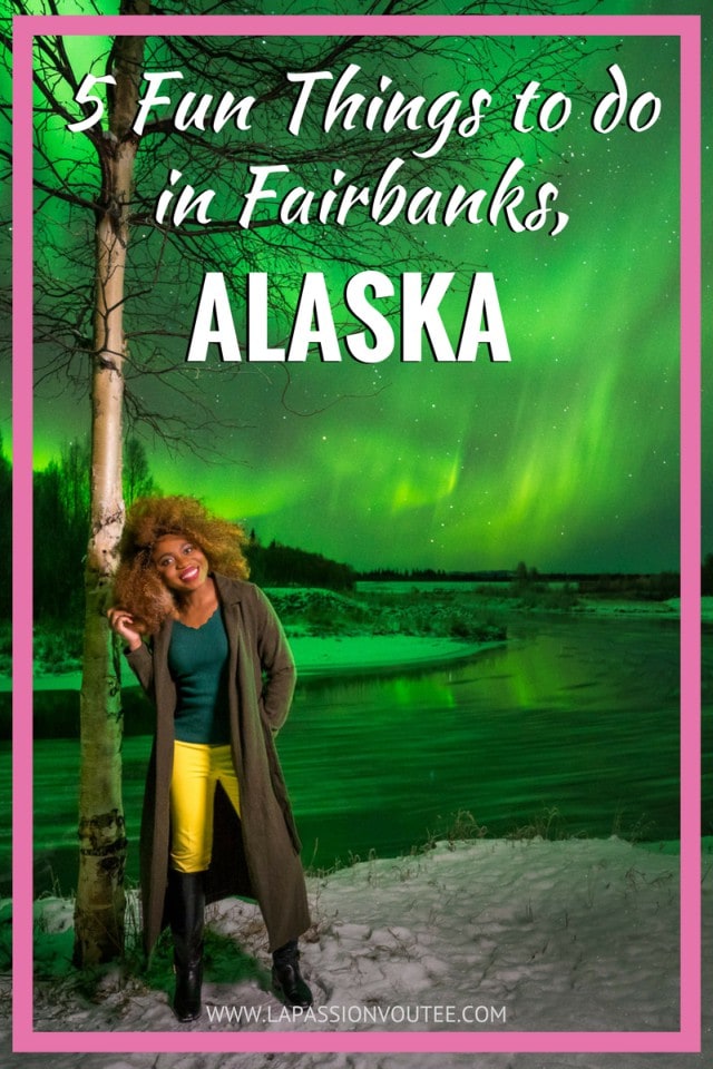 Planning a trip to Alaska and wondering about fun things to do in Fairbanks, Alaska? I've got you covered! Explore 5 unique and spectacular things you must do on your visit to this magnificent state. You'll discover some of the hidden gems in Fairbanks and how to plan your trip so you get the most out of your vacation. Also included is a packing guide to keep you cozy even at freezing temperatures. #alaska travel guide, aurora borealis