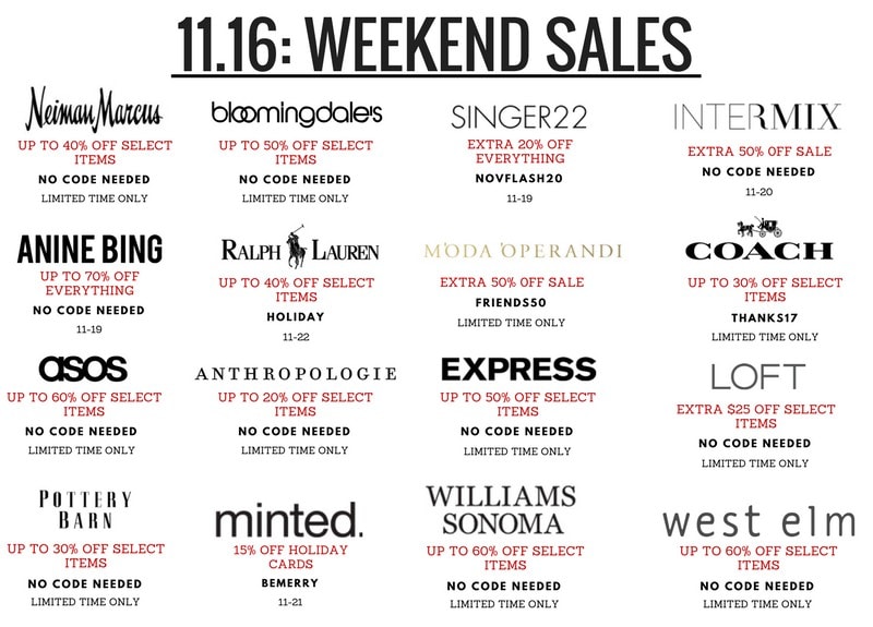 Sharing some amazing weekend sales happening right now. Louisa moje rounds up the best picks from these limited time sales that are both practical and perfect this time of the year.