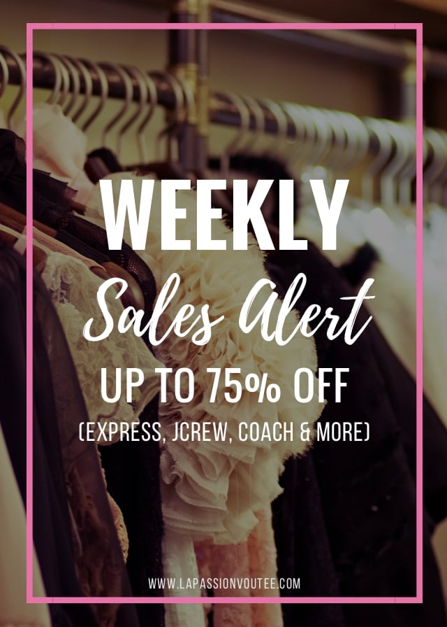 Chic fashionista and deal hunter, Louisa of La Passion Voutee rounds up the best sales happening this week. Find out how you can score a lot of your winter essentials for up to 70% off. Get the scoop! #salesalert #winterfashion