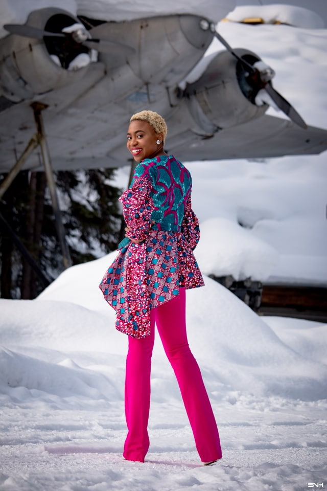 Make a bold statement this season in breathtaking African print styles. It will surprise you how easy it is for anyone to rock African fashion like this ankara peplum top. This fun African clothing series shares some casual and elaborate African outfits that'll keep you glued to you screen! Get the scoop! #ankara #africanprint #ankarafashion