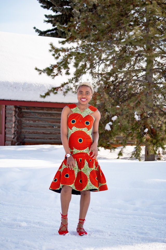 Simple, chic and elegant summer dresses make it easy to style cute clothes. This African print summer dress had this millennial fashionista excited for summer weeks before spring season arrived. 20+ days of African print fashion series continues... #ankara #dashiki #kente