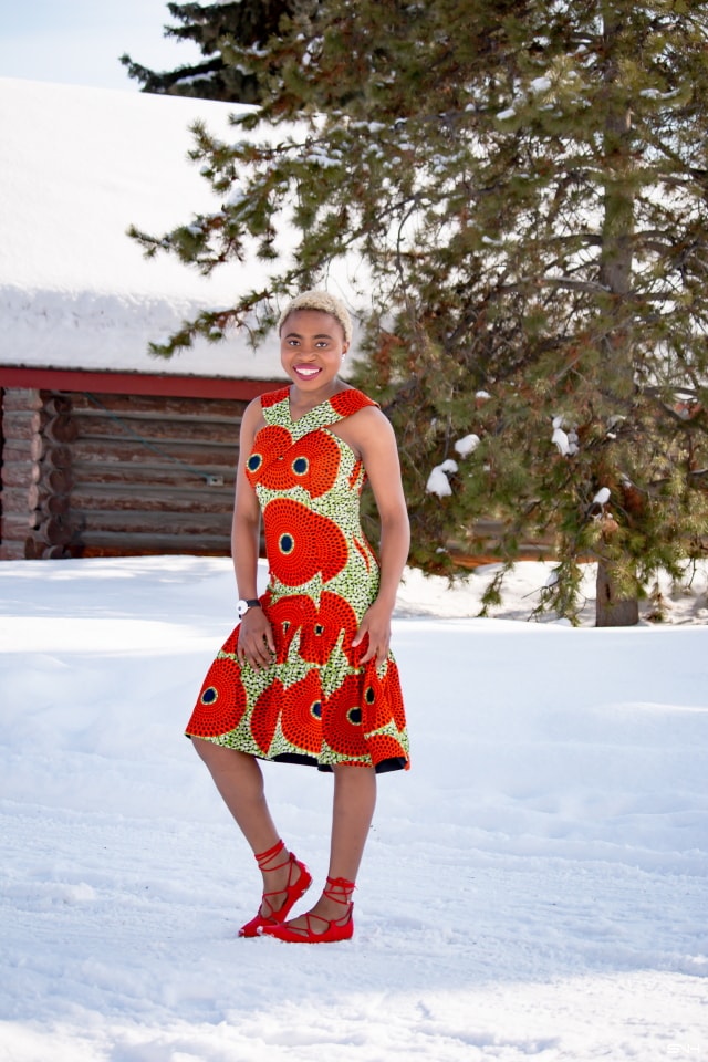 Simple, chic and elegant summer dresses make it easy to style cute clothes. This African print summer dress had this millennial fashionista excited for summer weeks before spring season arrived. 20+ days of African print fashion series continues... #ankara #dashiki #kente