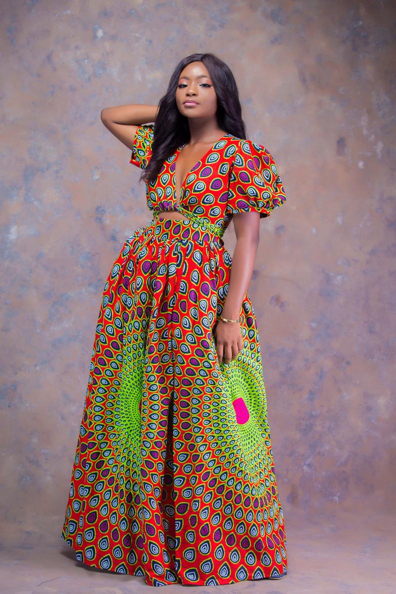 48 stunning African print dresses in 2019 | Looking for the best & latest African print dresses this year? Discover the perfect ankara Dutch wax, Kente, Kitenge and Dashiki print dresses perfect for weddings, special events and more. All your favorite styles in one place with details on where to get them for less. This post is about African attire, Africa print fashion and African wear. #africanfashion #ankarastyles #dashiki