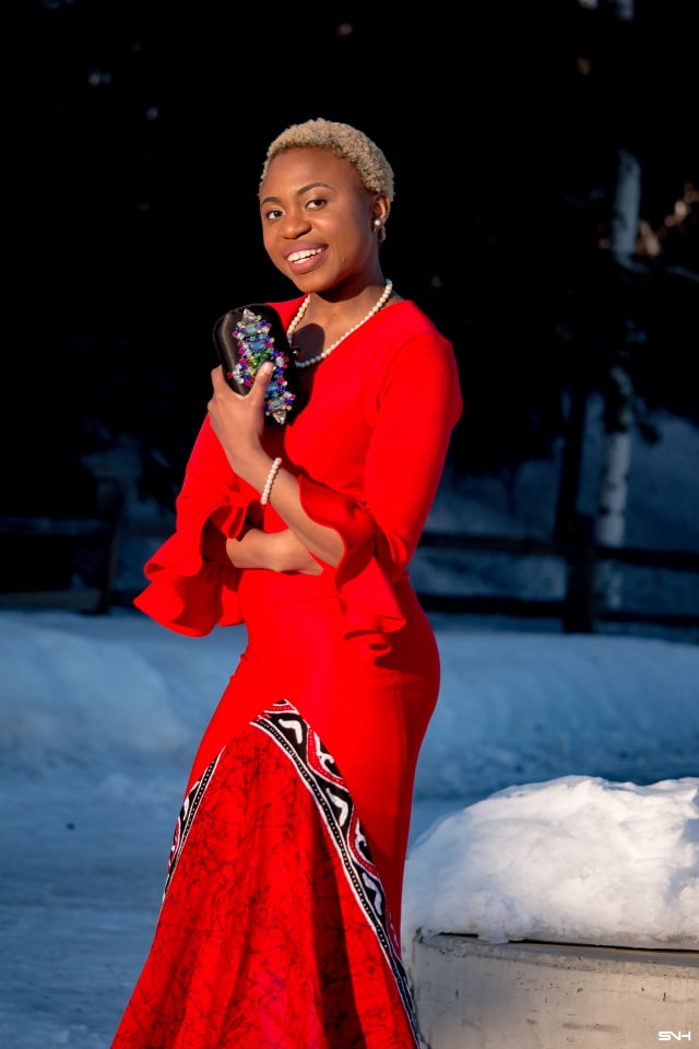 Ankara Scuba Sheath Dress with Bell Sleeves 30 Days of African