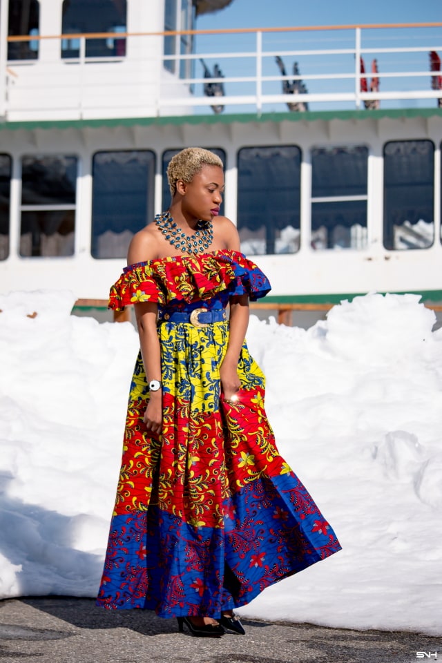 Looking for the cutest African print dress? You're in the right place! Get the scoop on this stunning ankara dress and where to score cheap African dresses. #wakanda Dashiki, African print dress, African fashion, African women dresses, African prints, Nigerian style