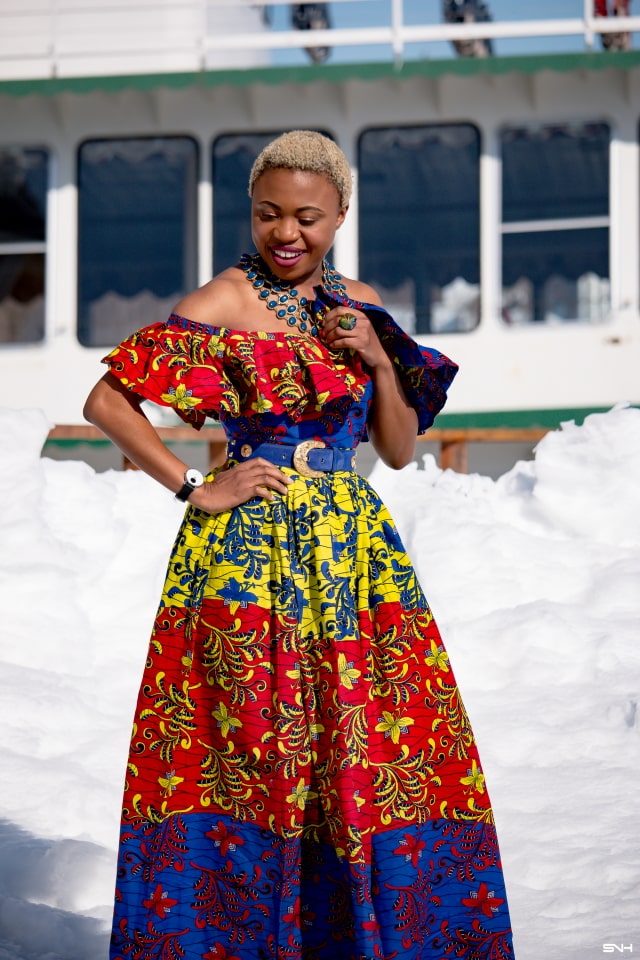 Looking for the cutest African print dress? You're in the right place! Get the scoop on this stunning ankara dress and where to score cheap African dresses. #wakanda Dashiki, African print dress, African fashion, African women dresses, African prints, Nigerian style