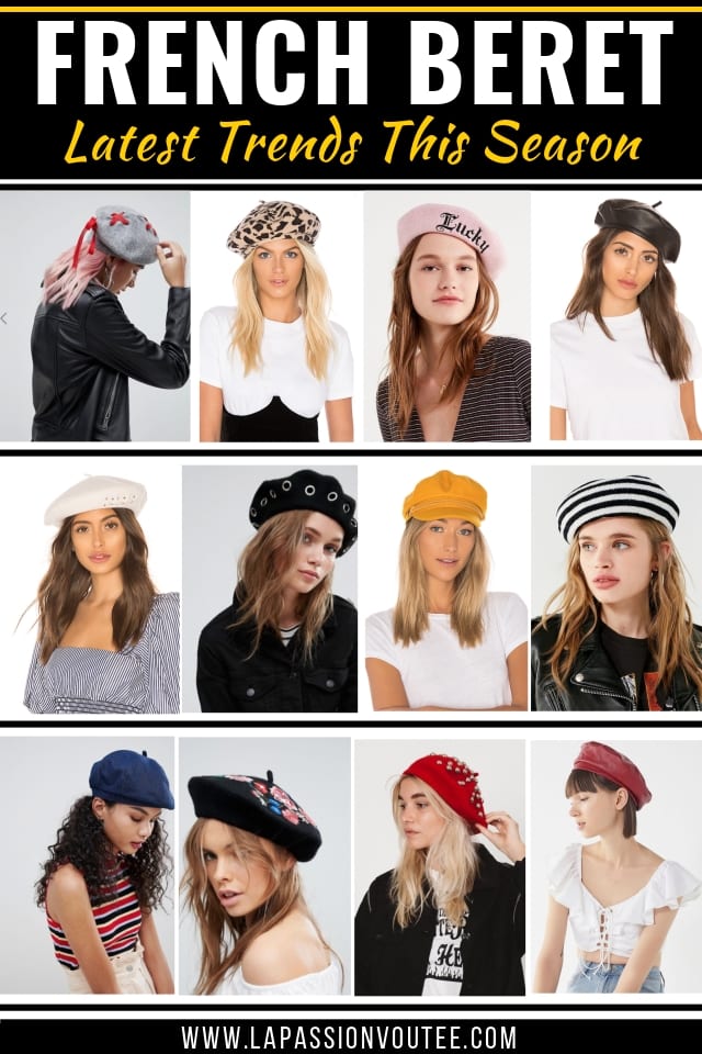 If you're at a loss on how to style a French beret right now, READ this post! For the longest time, I struggled to make a black beret look good on me like it did on others. Read on to find out 10 easy ways to wear a French beret this season + the latest trends in beret hat fashion and where to get them. #beret