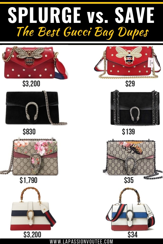 The Best Gucci Handbag Dupes | Splurge vs. Steal on Gucci Purses