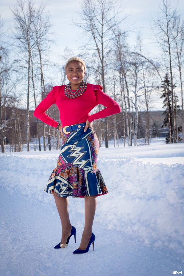 Day 29: Breathtaking African Print Skirt
