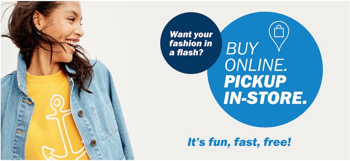 Old Navy Buy Online Pick Up In-store