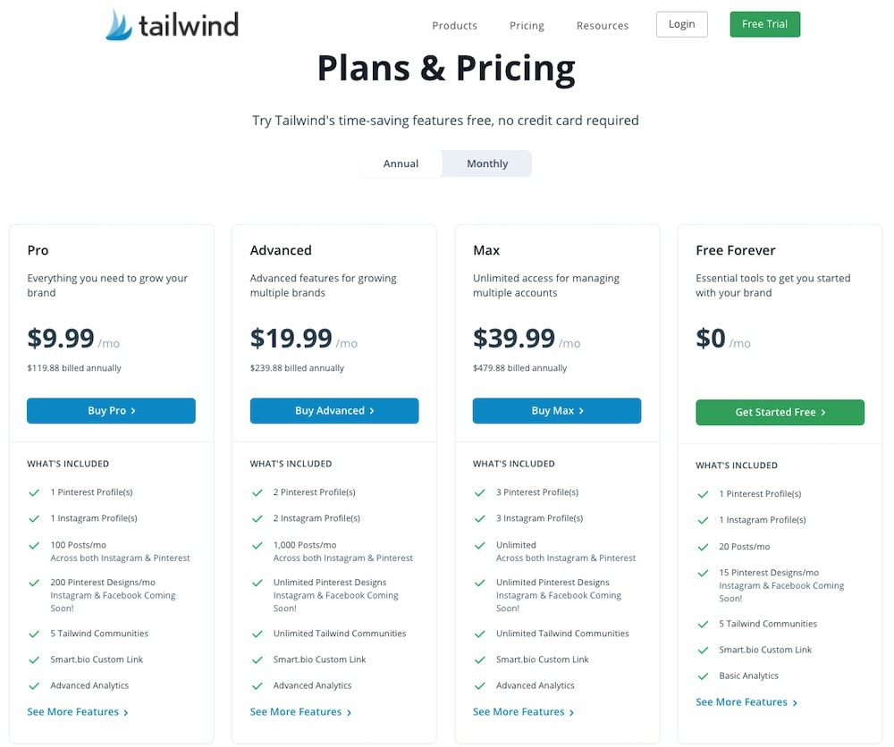 Tailwind App NEW Plan and Pricing