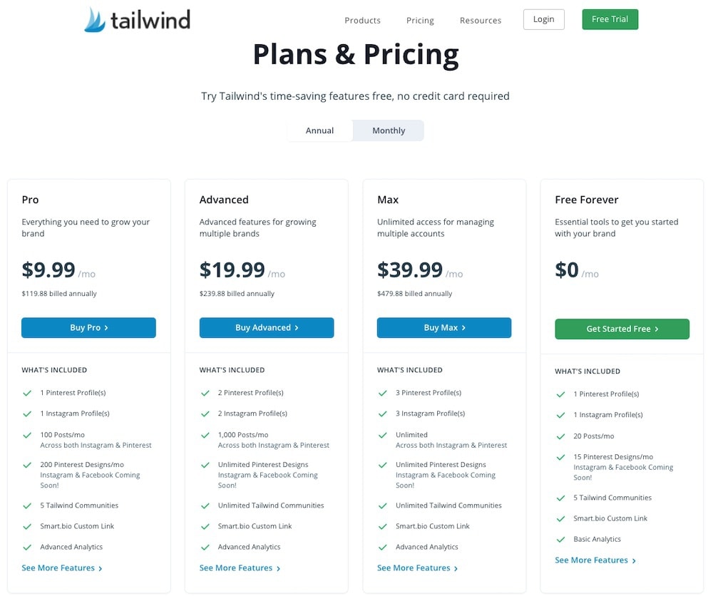 Tailwind App NEW Plan and Pricing