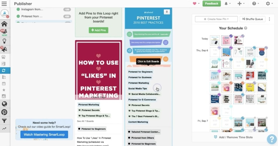 Here's EXACTLY how to use the new Tailwind SmartLoop to automate your Pinterest strategy so your best content are pinned automatically in a loop.