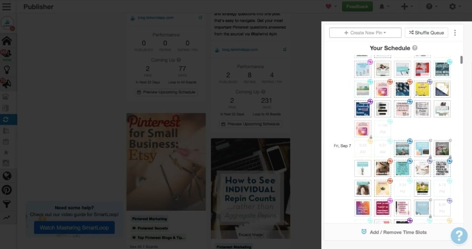 Here's EXACTLY how to use the new Tailwind SmartLoop to automate your Pinterest strategy so your best content are pinned automatically in a loop.