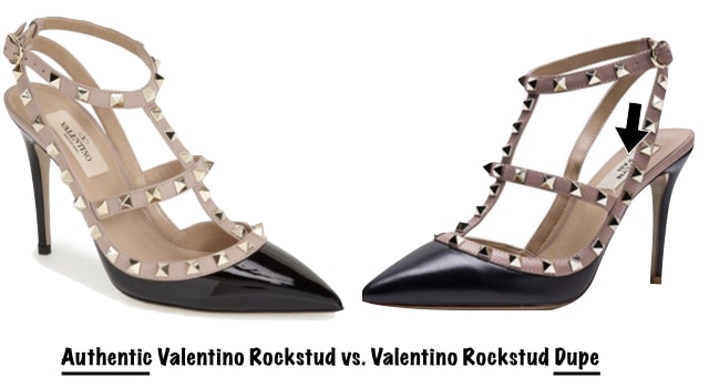 Authentic Valentino vs. Valentino Dupe