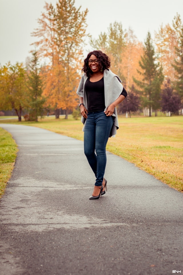 Spring Outfit: How to Wear a Shawl Vest