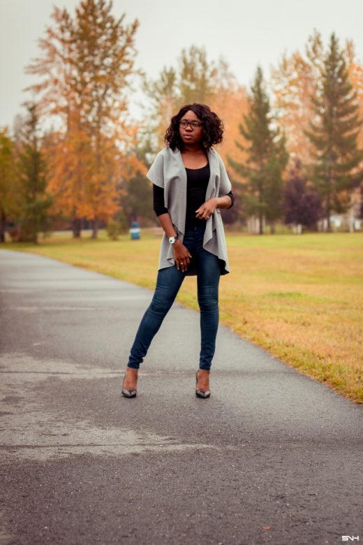 Spring Outfit How to Wear a Shawl Vest Fashion for Today's Woman