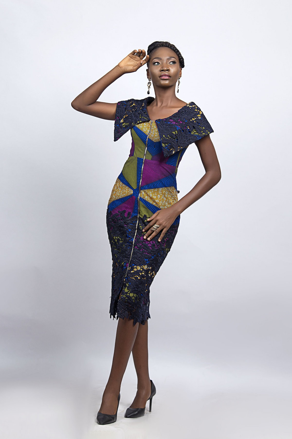 round kitenge dresses