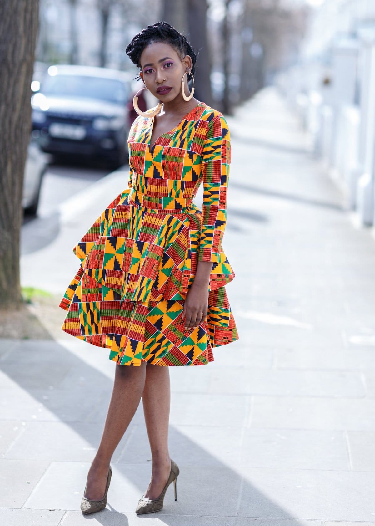 simple kitenge dress