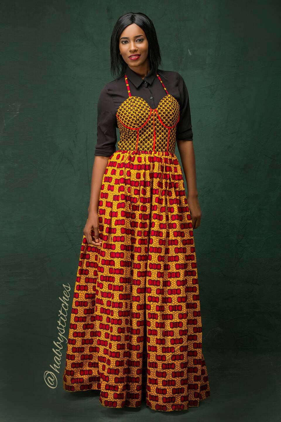 kitenge dresses for slim ladies