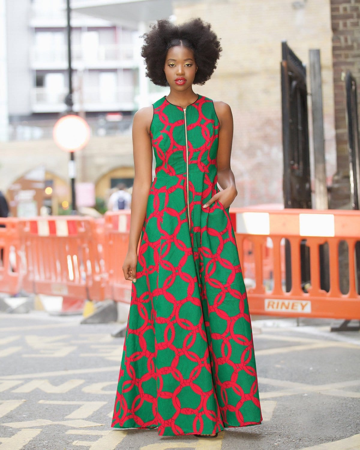 kitenge long dresses 2018