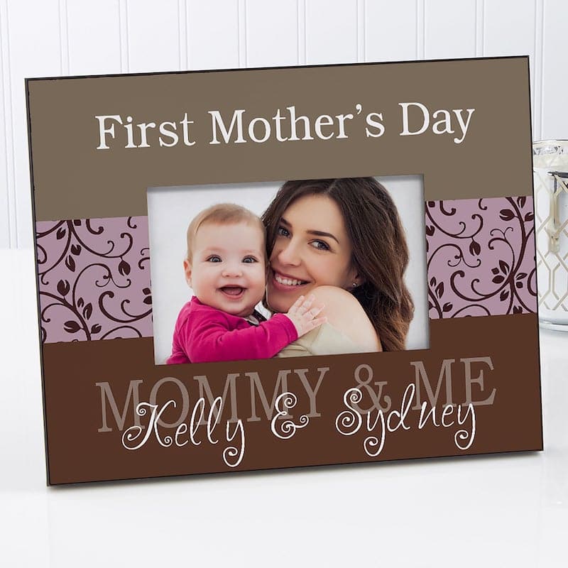 Mother's Day Gifts for Mom - Mommy & Me Personalized Photo Frame