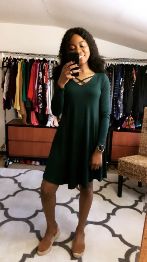 Amazon Fashion Haul - Crisscross T-Shirt Dress