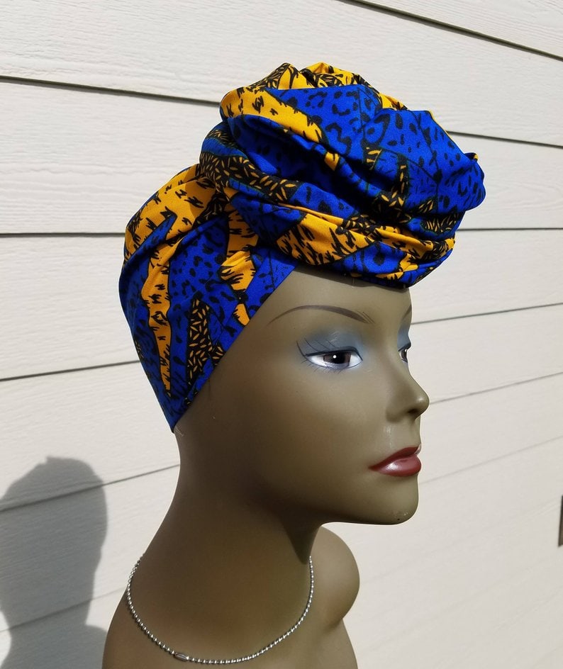 Check out the best African head wraps in 2019 and where to get them. Among these ankara and kente headscarves, #5 is my absolute favorite! All your favorite styles in one place (+find out where to get them). Click to see all! #africantrends #kitenge #headwear