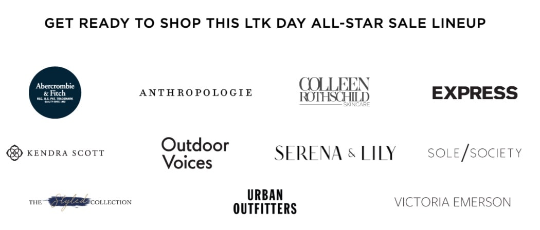 2019 LIKEtoKNOW.it LTK Day brands