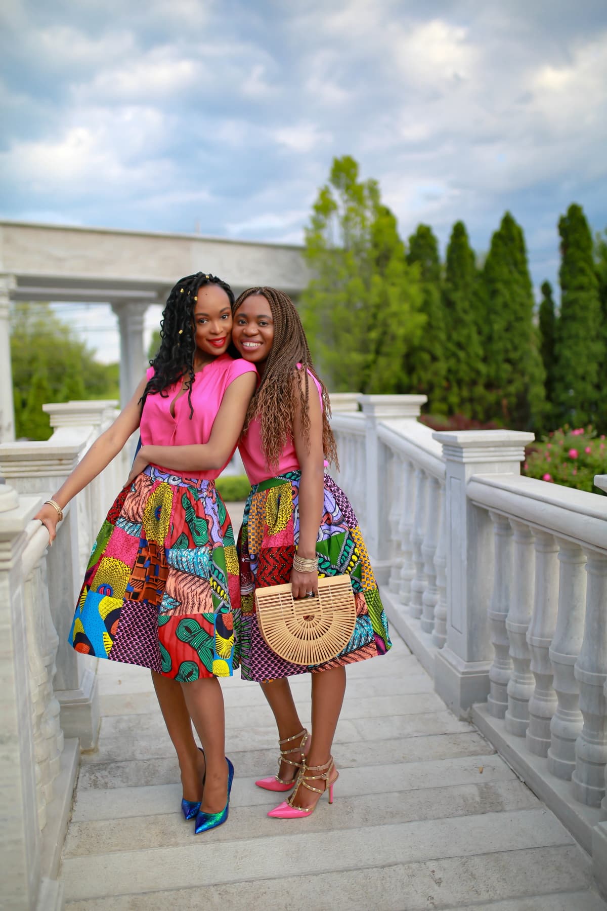 Finally found a stylish African print skirt that is affordable and still in stock. This authentic handmade ankara skirt will be my go-to this year. And Lord knows how long it took to sew each piece of wax print together before making this skirt. An Amazon find for sure!