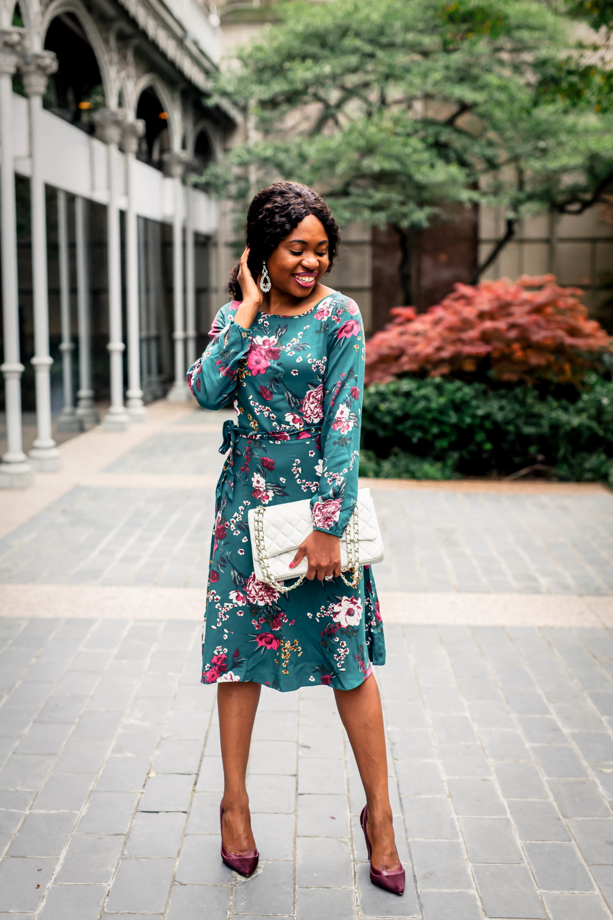 a line dress outfit