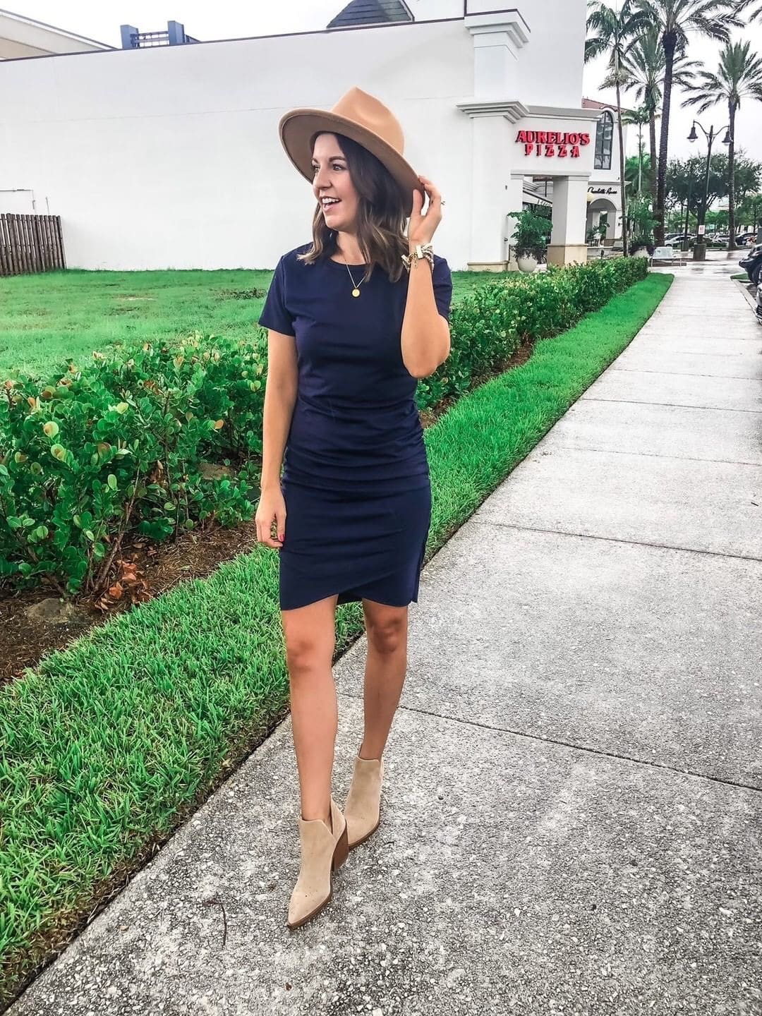 This ruched dress is Amazon most-flattering bodycon dress and it is less than $25 and comes in 16 different colors/styles! 
