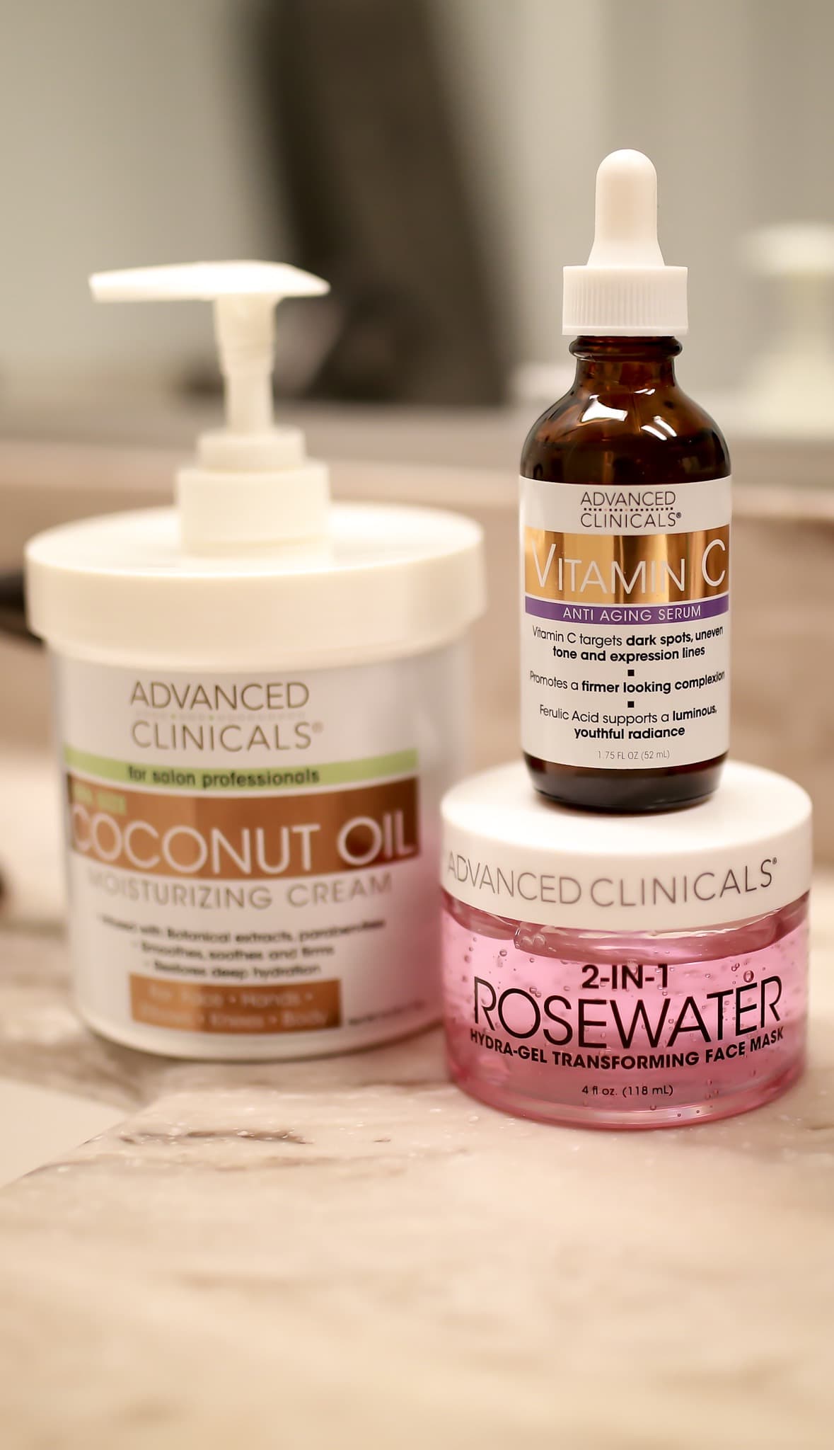 #vitamincserum #coconutoilskincare You've heard great things about this local brand but have you read the Advanced Clinicals Reviews? I put the vitamin c serum, coconut oil cream and rosewater mask to the test. Here's what I found out! #facemaskforwrinkles