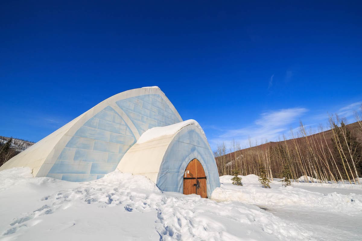 The famous Chena Hot Springs Resort at Fairbanks, Alaska. 