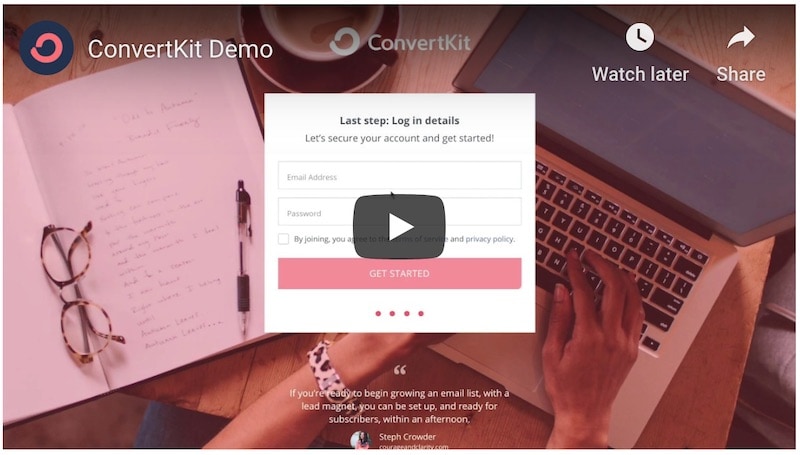 ConvertKit Demo Video