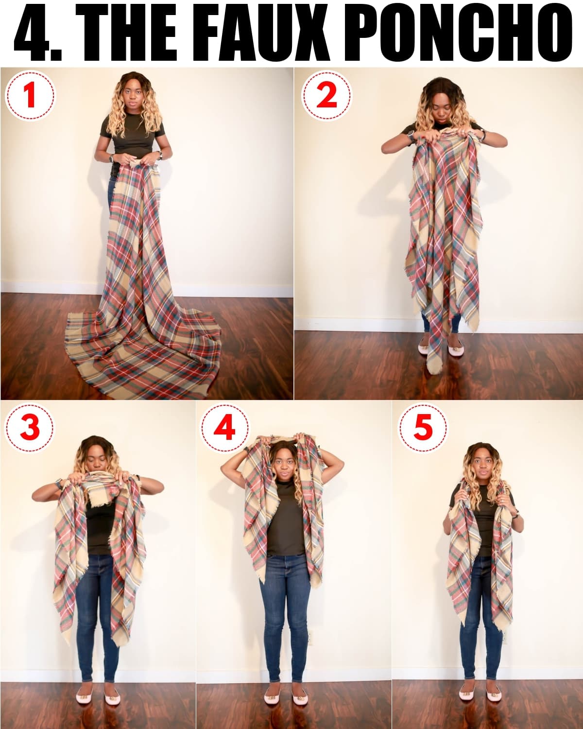 Want to keep warm AND change up your winter style this year? You’ll love these 5 easiest ways to style your blanket scarves this season.